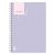 Spirálfüzet vonalas STREET Pad A/5 100 lapos lila pöttyös