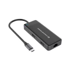 Conceptronic  DONN14G 7-in-1 USB 3.2 Gen 1 Docking Station Grey
