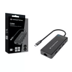 Conceptronic  DONN14G 7-in-1 USB 3.2 Gen 1 Docking Station Grey