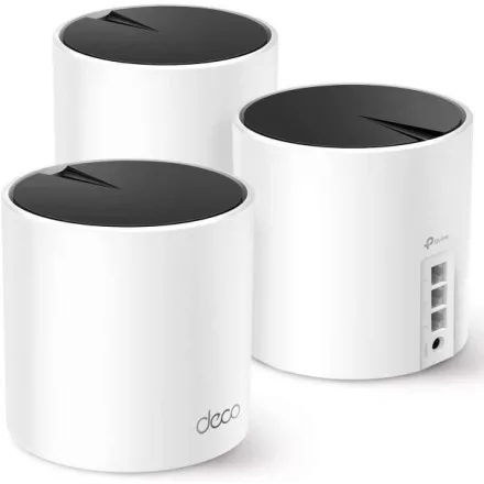 TP-Link Deco X55 AX3000 Whole Home Mesh WiFi 6 Unit System (3 Pack) White