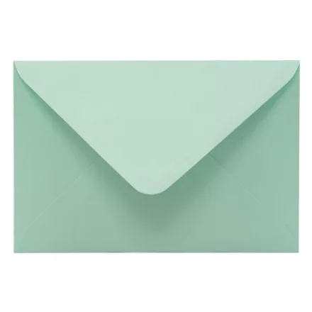 Boríték színes KASKAD LC/6 enyvezett 114x162mm 65 zöld 50 darabos