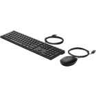 HP 320MK Wired Keyboard and Mouse Black HU