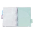 Spirálfüzet vonalas ASTRA PAP A/5 100 lapos perforált színregiszteres Ombre Pasztell