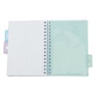 Spirálfüzet vonalas ASTRA PAP A/5 100 lapos perforált színregiszteres Ombre Pasztell