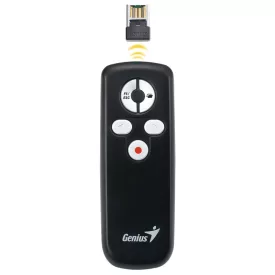 Genius 100 Smart Wireless Presenter Red Laser Black