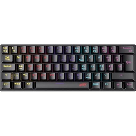 Ventaris Lissgard RGB Blue Switch Mechanical Gamer Keyboard Black HU