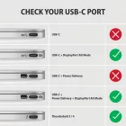 AXAGON RVC-HI2MC USB-C -> HDMI 2.0 adapter 4K/60Hz Aluminum 1,8m cable Black