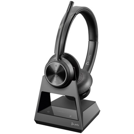 Poly Plantronics Savi 7320 Office USB-A DECT Headset Black