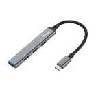 EQuip 4-Port USB 3.0/2.0 Hub USB-C Grey
