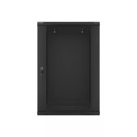 Lanberg 19" 18U Falra szerelhető Rackszekrény Black