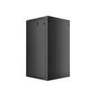 Lanberg 19" 22U Falra szerelhető Rackszekrény Black