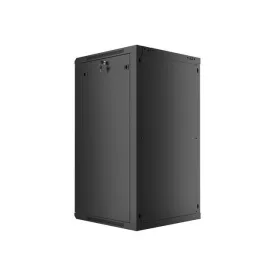 Lanberg 19" 22U Falra szerelhető Rackszekrény Black