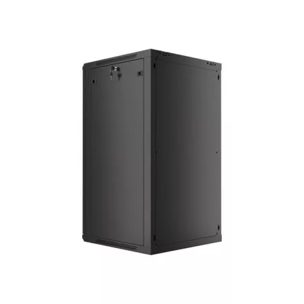 Lanberg 19" 22U Falra szerelhető Rackszekrény Black