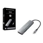 Conceptronic  DONN11G 6in1 USB3.2 Gen 1 Docking Station Grey