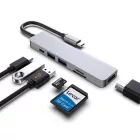 Conceptronic  DONN11G 6in1 USB3.2 Gen 1 Docking Station Grey