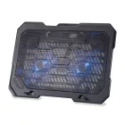 Conceptronic  THANA01B 2 ventilátoros laptop hűtőpad Black