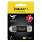 Intenso 128GB Twist Line USB3.2 Black