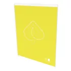 Spirálfüzet kockás LIPAMILL A/4 50 lapos Fluo