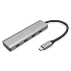 Digitus DA-70246 USB-C 3.1 4-Port Aluminum