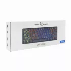 White Shark GK-2022B Shinobi Blue Switches Mechanical 60% Gaming Keyboard Black US