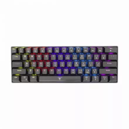 White Shark GK-2022B Shinobi Red Switches Mechanical 60% Gaming Keyboard Black US