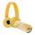 BuddyPhones POP Fun Bluetooth Headset for Kids Yellow PopFun