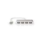 Port Designs HUB 4 Ports USB 3.0 Grey