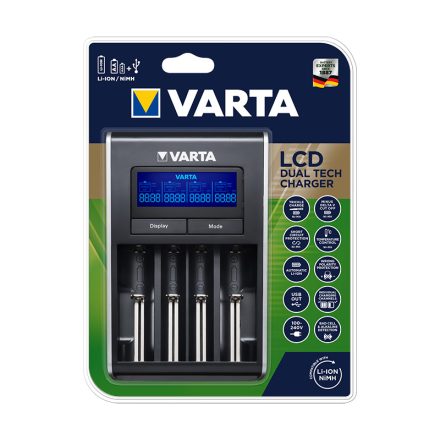 Akkumulátor töltő VARTA LCD Dual Tech