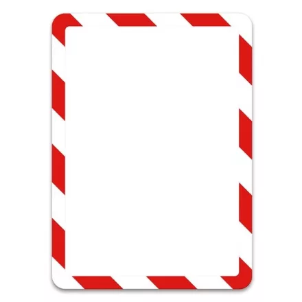 Mágneses tasak DJOIS Magneto biztonsági A/4 piros-fehér 2 darabos