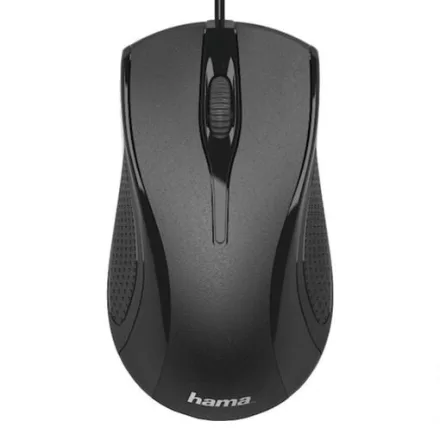Egér vezetékes HAMA MC-200 USB 1200 DPI fekete