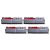 G.SKILL 16GB DDR4 3200MHz Kit(4x4GB) Trident Z Silver/Red