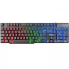 Everest KB-188 Borealis Rainbow RGB Keyboard Black HU