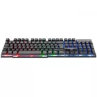 Everest KB-188 Borealis Rainbow RGB Keyboard Black HU