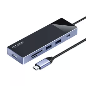   Orico DM-9P-BK-BP 9in1 USB3.0 Type-C Multifunctional Docking Station Gray