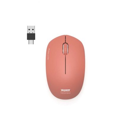 Port Designs Connect Wireless mouse Terracota