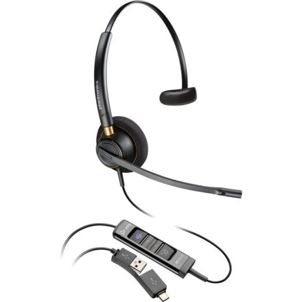 Poly Plantronics EncorePro 515 Mono Headset Black 