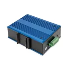 Digitus DN-651133 8-Port 10/100Base-TX(PoE) to 100Base-FX Industrial PoE Switch Blue