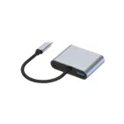 Conceptronic  DONN16G 4in1 USB3.2 Gen 1 Docking Station Grey