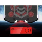 Conceptronic  THYIA01B ERGO RGB 6 ventilátoros gamer laptop hűtőpad mobiltartóval