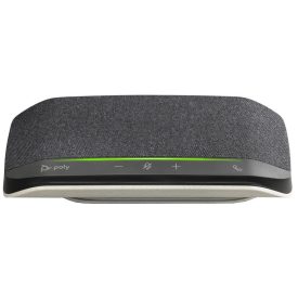   Poly Plantronics Sync 10 USB-A/USB-C Conferencing Speaker Black/Silver