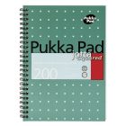 Spirálfüzet vonalas PUKKA PAD A/4 100 lapos Metallic világoskék