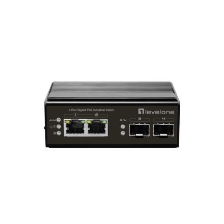 LevelOne IGP-0432 4-Port Gigabit PoE Industrial Switch