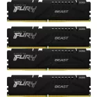 Kingston 64GB 6000Mhz Kit(4x16GB) Fury Beast Black