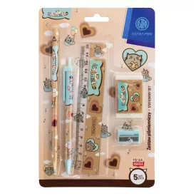 Írószer készlet ASTRA PEN Animals Choco 5 darabos