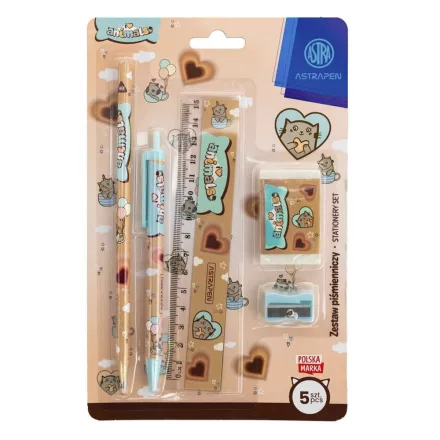 Írószer készlet ASTRA PEN Animals Choco 5 darabos