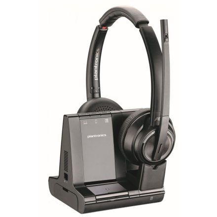 Poly Plantronics Savi 8220 Office UC USB-A DECT ANC Headset Black