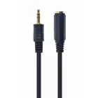 Gembird CCA-421S-5M audio cable JACK 3.5mm M/JACK 3.5mm F 5m Black