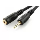Gembird CCA-421S-5M audio cable JACK 3.5mm M/JACK 3.5mm F 5m Black