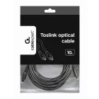 Gembird CC-OPT-10M Toslink optical cable 10m Black
