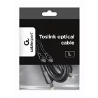 Gembird CC-OPT-1M Toslink optical cable 1m Black